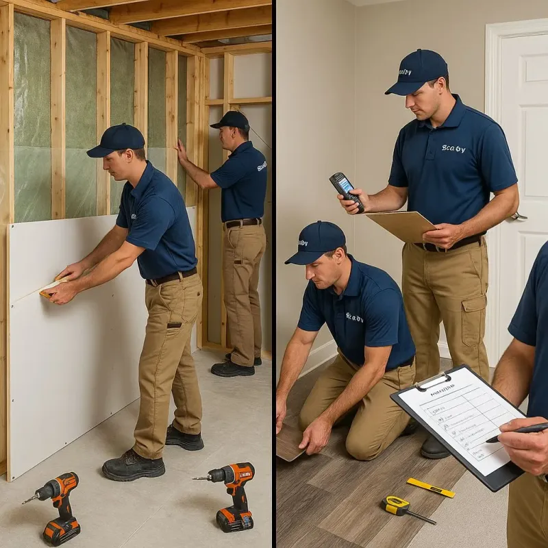 Repairs and Reconstruction process in Cut and Shoot, TX