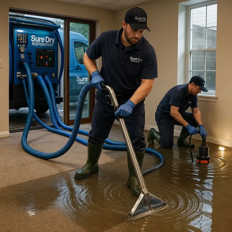 Water Extraction and Removal process in Cut and Shoot, TX